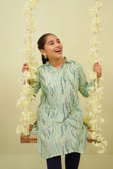 Lawn Printed Kurta - Wear Ochre