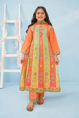 Best Poly Lawn Digital Printed 3 Pc Suit - Wear Ochre -