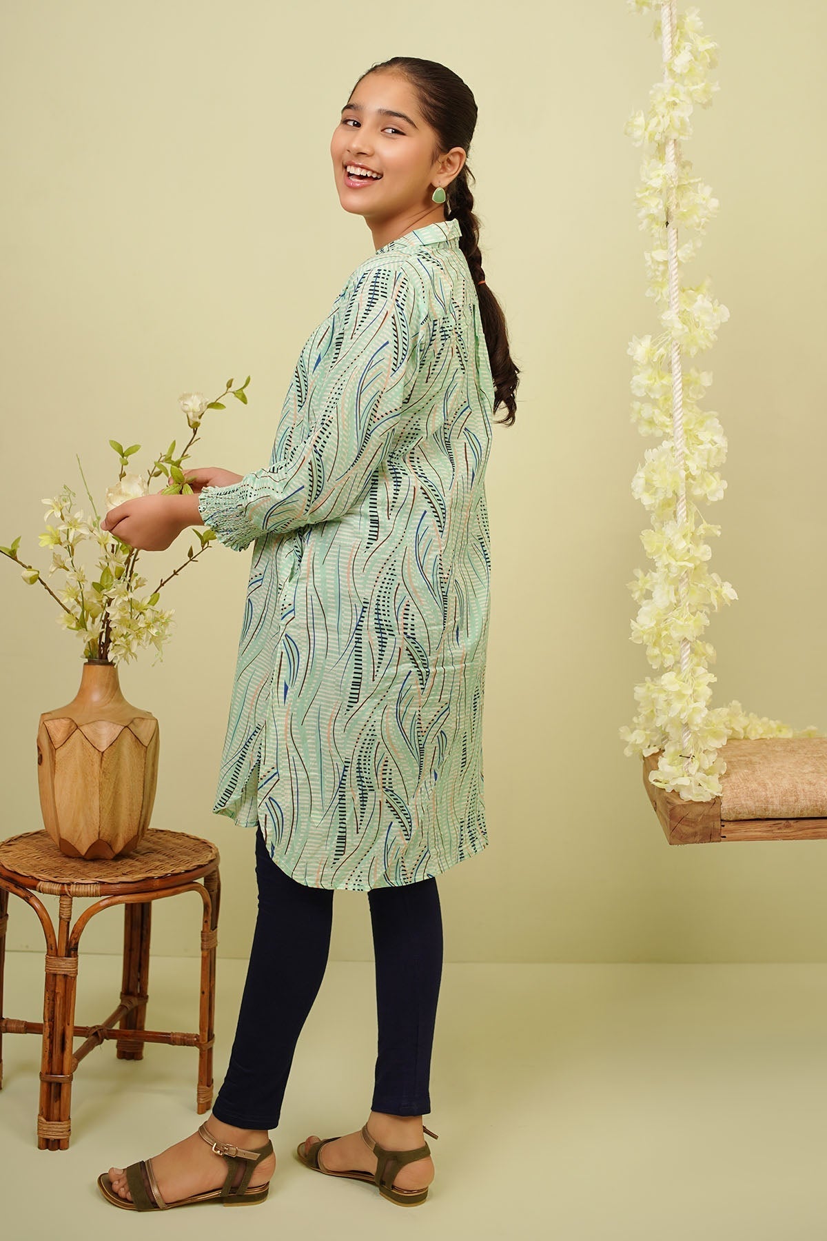 Lawn Printed Kurta - Wear Ochre