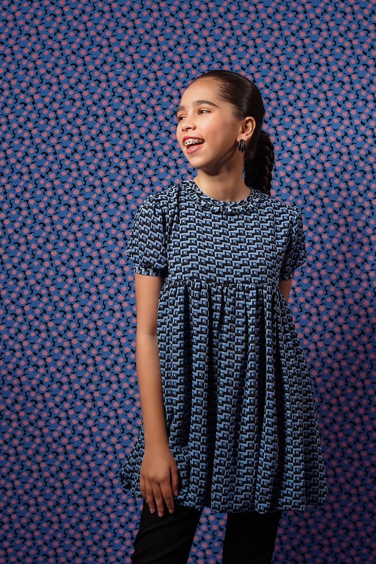 Printed Chiffon Top - Wear Ochre