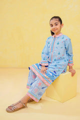Ochre Clothing Stitched 2 Piece Digital Printed Poly Lawn Kids Suit-OCH-PLDP2-1Y-4
