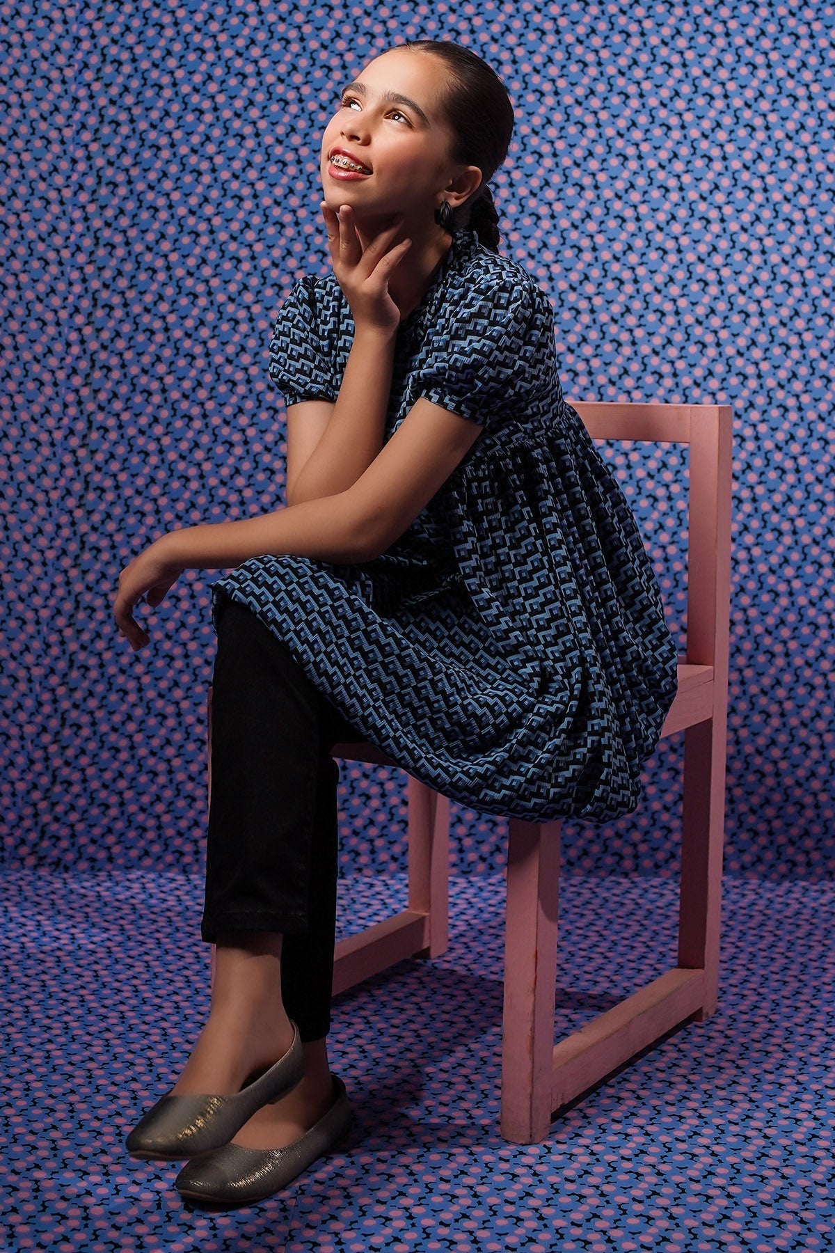 Printed Chiffon Top - Wear Ochre