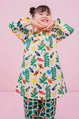 Ochre Clothing Stitched 2 Piece Digital Printed Cotton Lawn Kids Suit-OCH-CLDP2-1Y-5