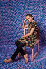 Printed Georgette Top - Wear Ochre