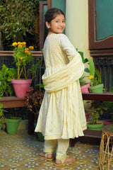 Cotton Printed 3 Pc Suit - Wear Ochre