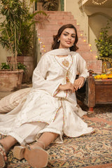 Best Women's Viscose Jacquard Hand Adda Work 3 Pc Suit - Wear Ochre -