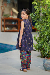 Ochre Clothing Stitched 2 Piece Digital Printed Cotton Lawn Kids Suit-OCH-CLDP2-1Y-4