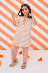 Ochre Clothing Stitched 2 Piece Digital Printed Cotton Lawn Kids Suit-OCH-CLDP2-1Y-28