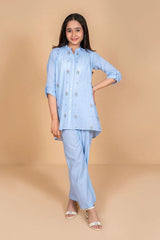 Ochre Clothing Stitched 2 Piece Summer Kids Suit-OCH-CCE2P-3