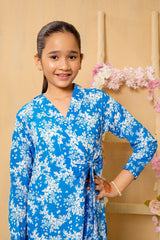 Ochre Clothing Georgette Printed Dress