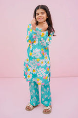 Ochre Clothing Stitched 2 Piece Digital Printed Cotton Lawn Kids Suit-OCH-CLDP2-1Y-10
