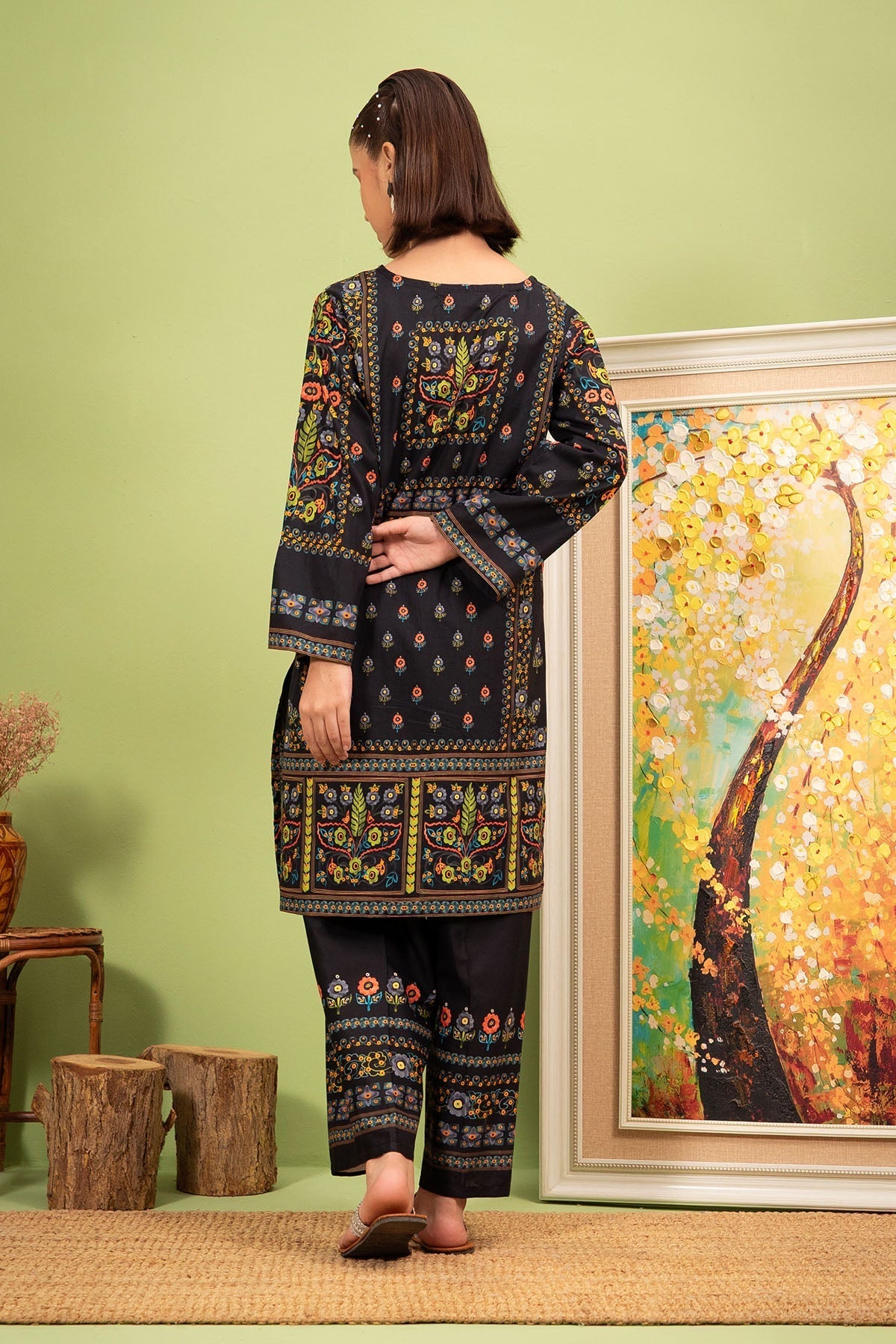 Ochre Clothing Lawn Digital Printed 2 Pc Suit