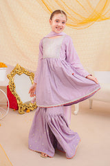 Ochre Clothing Stitched 3 Piece Emb Cotton Silk Collection'2025-SHD-17