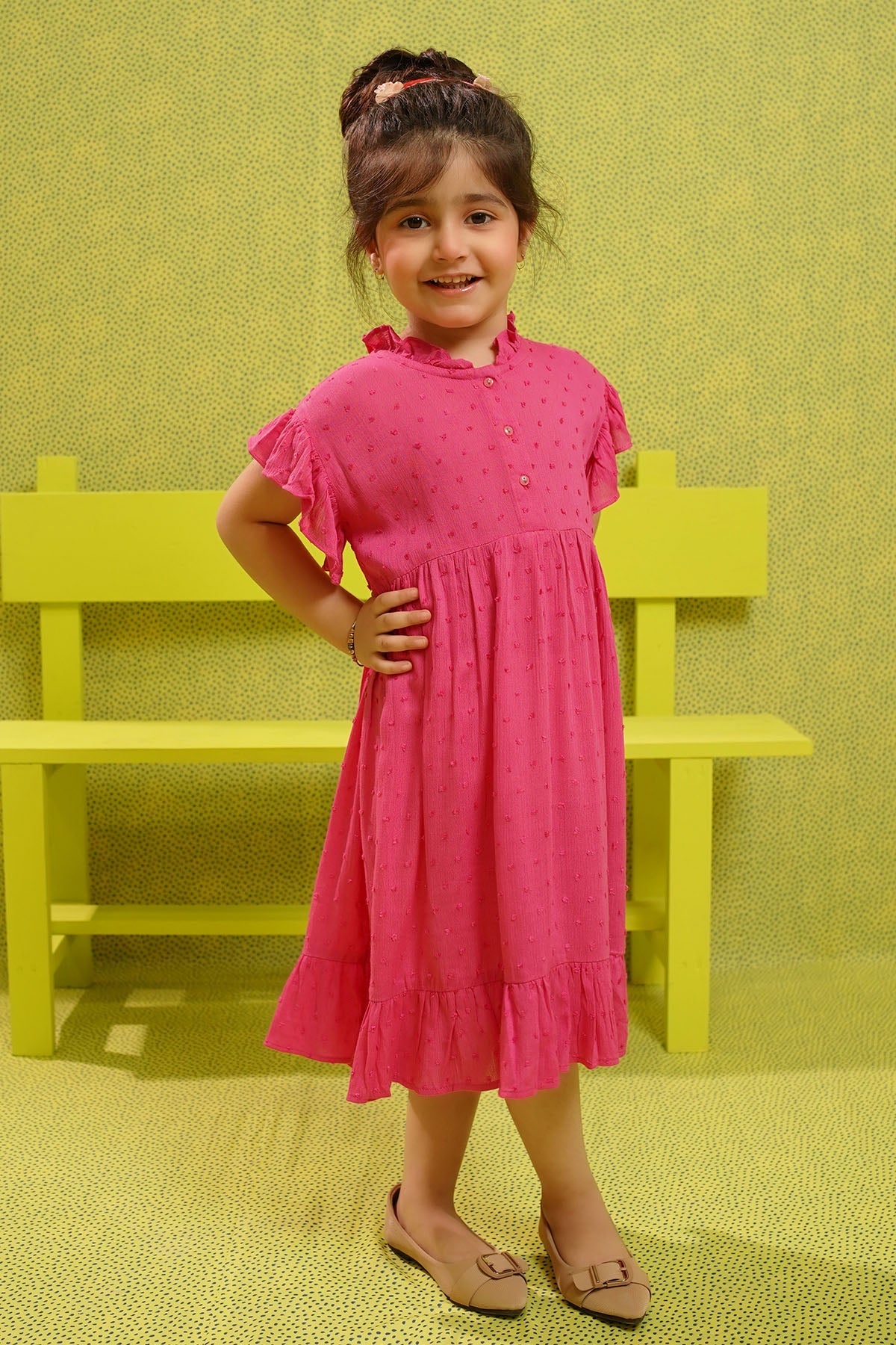 Cotton Broshia Dress - Wear Ochre