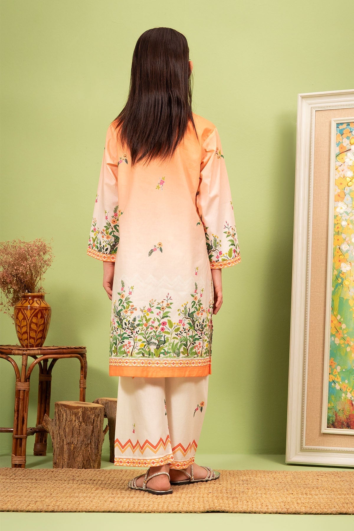 Ochre Clothing Lawn Digital Printed 2 Pc Suit