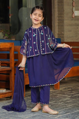 Ochre Clothing Stitched 3 Piece Chiffon Formals Kids Suit-OCH-CE3PS-1Y-176320127230541