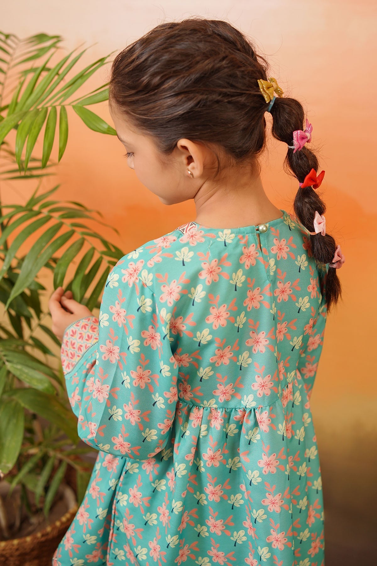 Swiss Lawn Digital Printed 2 Pc Suit - Wear Ochre