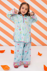 Ochre Clothing Stitched 2 Piece Digital Printed Cotton Lawn Kids Suit-OCH-CLDP2-1Y-26