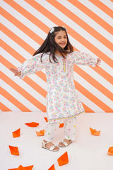 Ochre Clothing Stitched 2 Piece Digital Printed Cotton Lawn Kids Suit-OCH-CLDP2-1Y-25