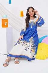 Ochre Clothing Stitched 1 Piece Western Kids Dress-OCH-DPPLD-10