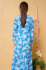 Ochre Clothing Georgette Printed Dress