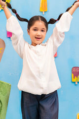 Ochre Clothing Kids Toddlers-Cotton Cheese Cloth 2 Pc Suit-INWC-08