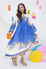Ochre Clothing Stitched 1 Piece Western Kids Dress-OCH-DPPLD-10