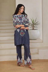 Ochre Clothing Stitched 2 Piece Digital Printed Poly Lawn Women Suit-OCH-PLDP2-S-2