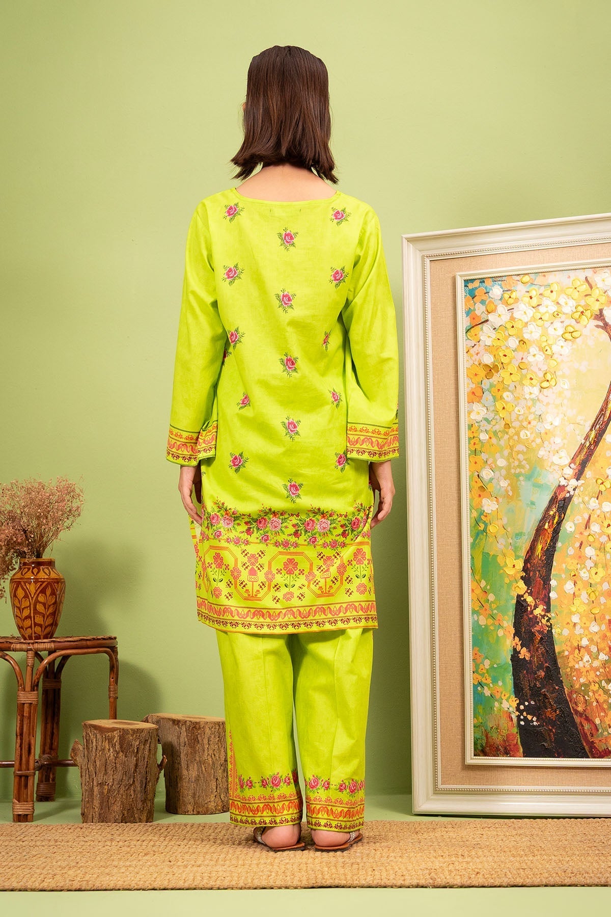 Ochre Clothing Lawn Digital Printed 2 Pc Suit