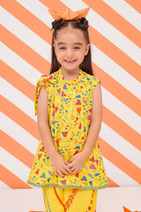 Ochre Clothing Stitched 2 Piece Digital Printed Cotton Lawn Kids Suit-OCH-CLDP2-1Y-24