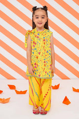 Ochre Clothing Stitched 2 Piece Digital Printed Cotton Lawn Kids Suit-OCH-CLDP2-1Y-24