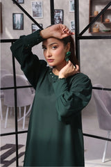 Ochre Clothing Women's Casual -Georgette Hand Adda Work 2 Pc Suit-SOWC-07