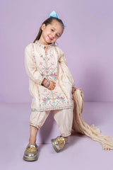 Ochre Clothing Stitched 3 Piece Cotton Emb Kids Suit-OCH-CE3PS-1Y-176320127230539