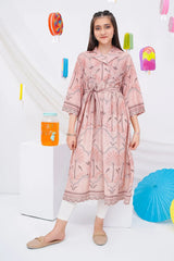 Ochre Clothing Stitched 1 Piece Western Kids Dress-OCH-DPPLD-8