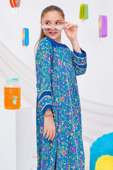 Ochre Clothing Stitched 1 Piece Western Kids Dress-OCH-BLPDO-6