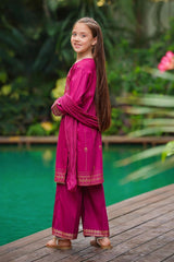 Ochre Clothing Cotton Printed 3 Pc Suit