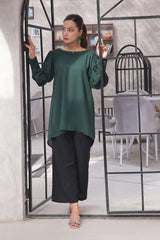 Ochre Clothing Women's Casual -Georgette Hand Adda Work 2 Pc Suit-SOWC-07