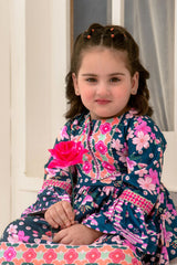 Ochre Clothing Herringbone Digital Printed 2 Pc Suit-INDP-14