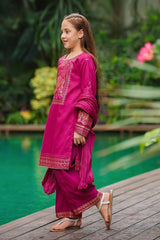 Ochre Clothing Cotton Printed 3 Pc Suit