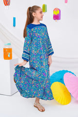 Ochre Clothing Stitched 1 Piece Western Kids Dress-OCH-BLPDO-6