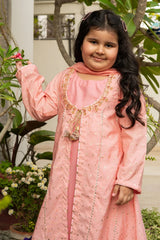 Best Viscose Jacquard Hand Adda Work 3 Pc Suit - Wear Ochre -