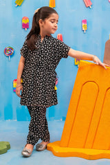 Ochre Clothing Kids Toddlers-Printed Boski Linen 2 Pc Suit-INWC-04