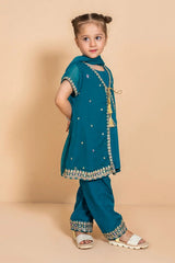 Ochre Clothing Stitched 3 Piece Chiffon Formals Kids Suit-OCH-CE3PS-1Y-176320127230531
