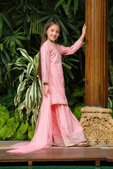 Ochre Clothing Cotton Printed 3 Pc Suit