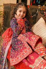 Best Poly Lawn Digital Printed 3 Pc Suit - Wear Ochre -