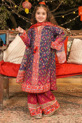 Best Poly Lawn Digital Printed 3 Pc Suit - Wear Ochre -