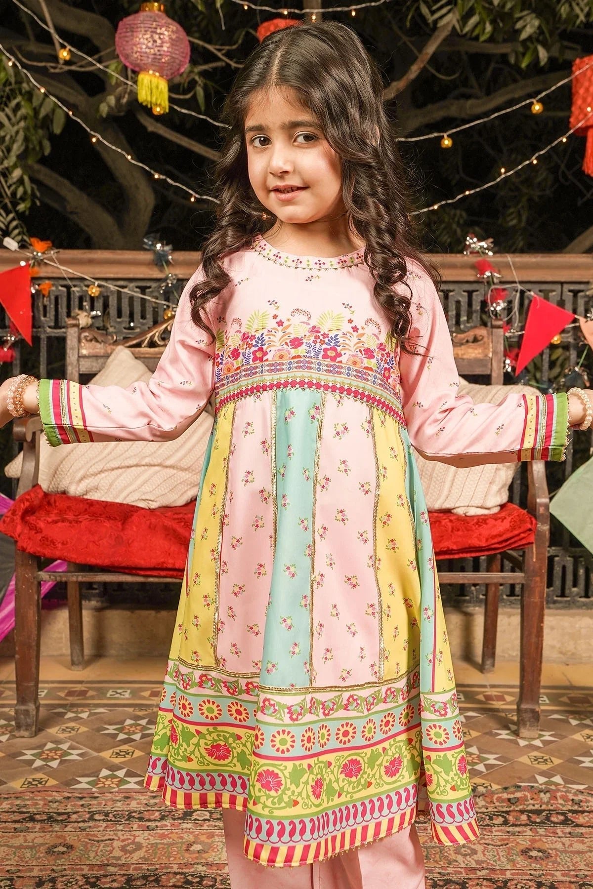 Best Poly Lawn Digital Printed 3 Pc Suit - Wear Ochre -