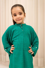 Ochre Clothing Kids Toddlers Festive-Broschia Cotton 2 Pc Suit-INSC-01