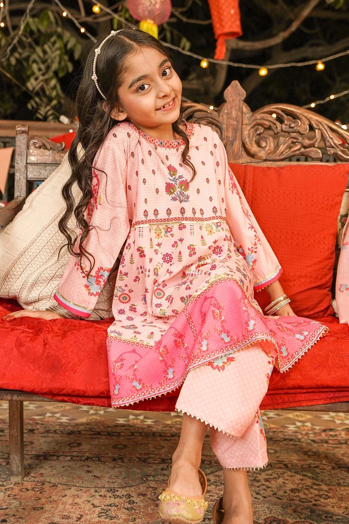 Best Poly Lawn Digital Printed 3 Pc Suit - Wear Ochre -