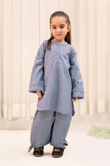 Ochre Clothing Kids Toddlers Festive-Broshia Cotton 2 Pc Suit-INSC-06